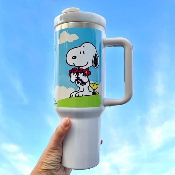 Peanuts Snoopy friends Brand new 40 oz double wall stainless tumbler. - Picture 3 of 7